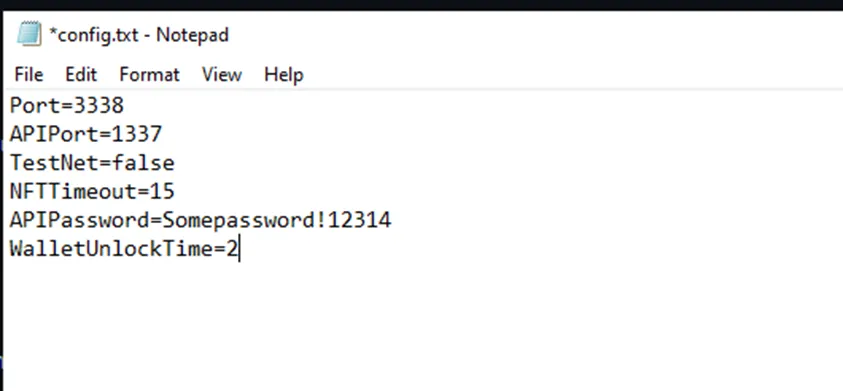 Example config.txt